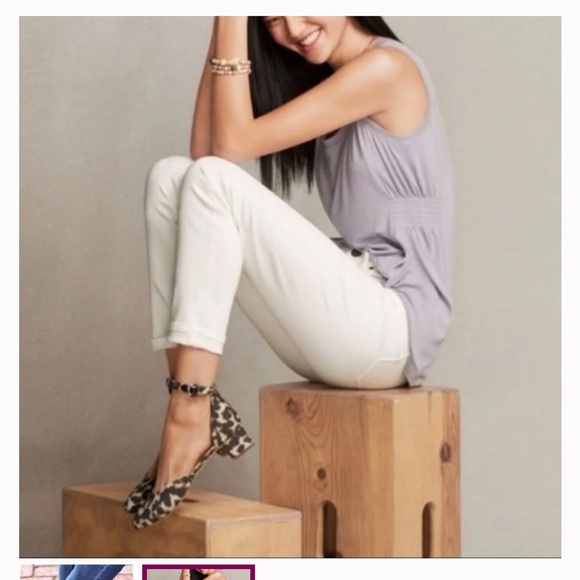 Cabi Kiki Heels Size 8 M leopard shoes animal print - Picture 3 of 11